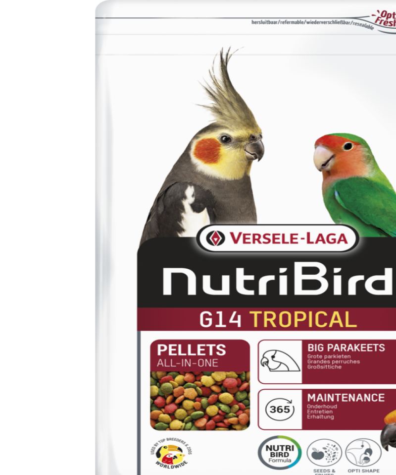 Nutrıbırd G14 Tropıcal Paraket Pelet Yem 1kg