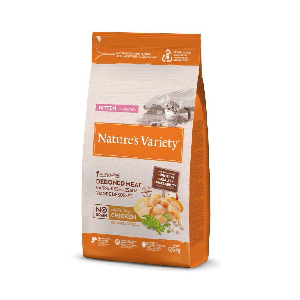 N.v. Cat No Graın Kıtten Free Range Chıcken 1,25kg