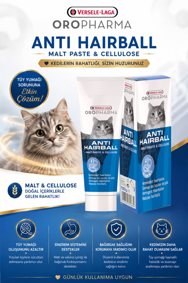 V.laga Orop. Anti Hairball Kedi Malt Macunu 100g