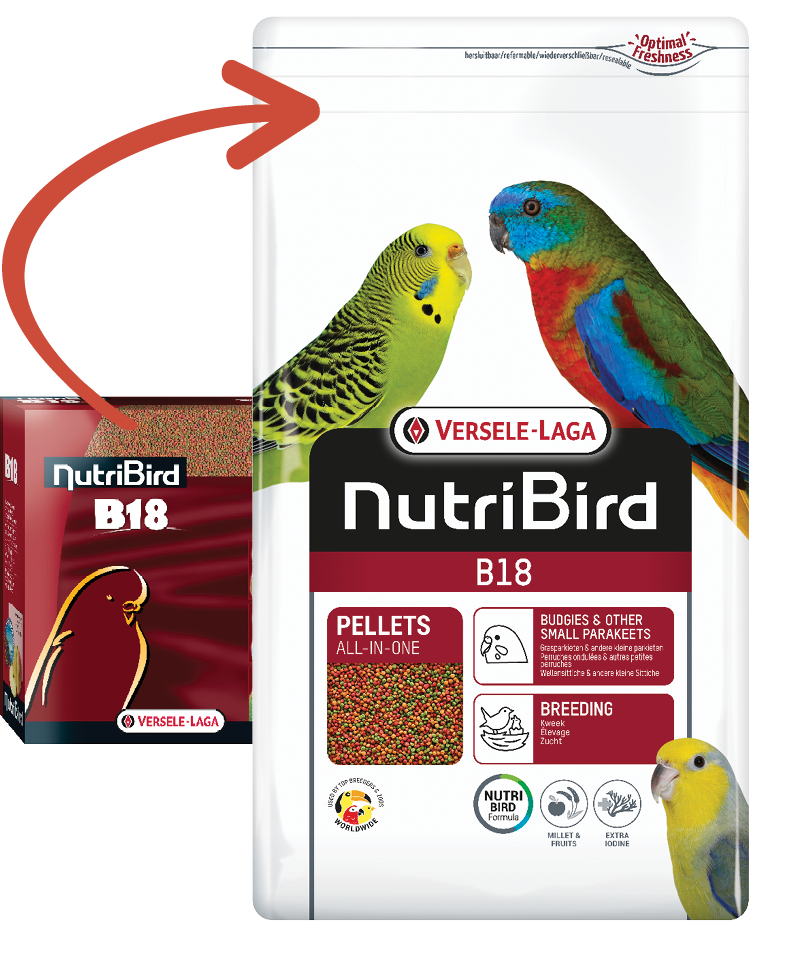 Nutrıbırd B18 Muhabbet Pelet Yem 3 Kg