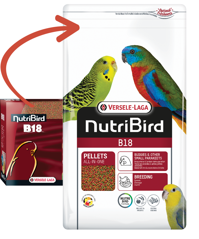 Nutrıbırd B18 Muhabbet Pelet Yem 3 Kg