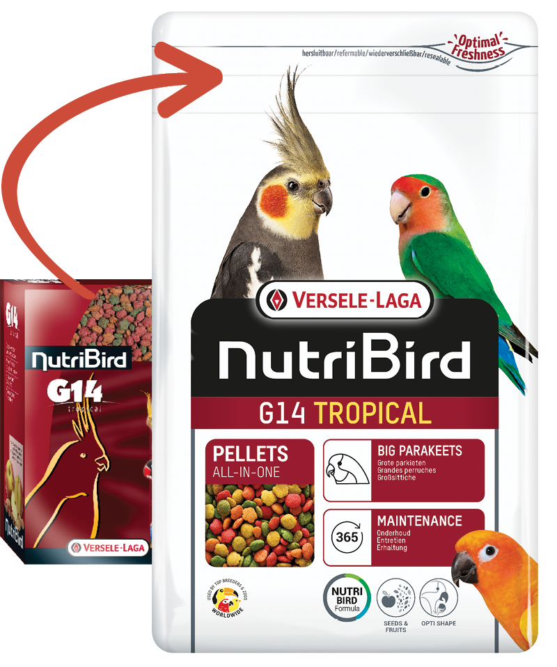 Nutrıbırd G14 Tropıcal Paraket Pelet Yem 1kg