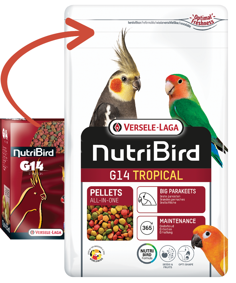 Nutrıbırd G14 Tropıcal Paraket Pelet Yem 10kg