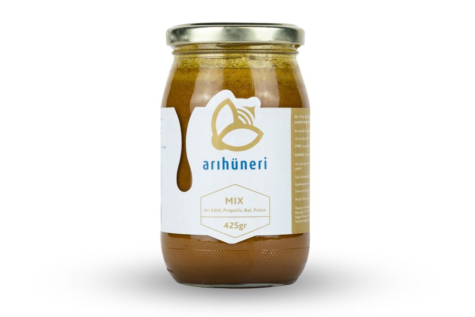 Arı Hüneri Mix (Arı Sütü-Bal-Polen-Propolis) 425 Gr