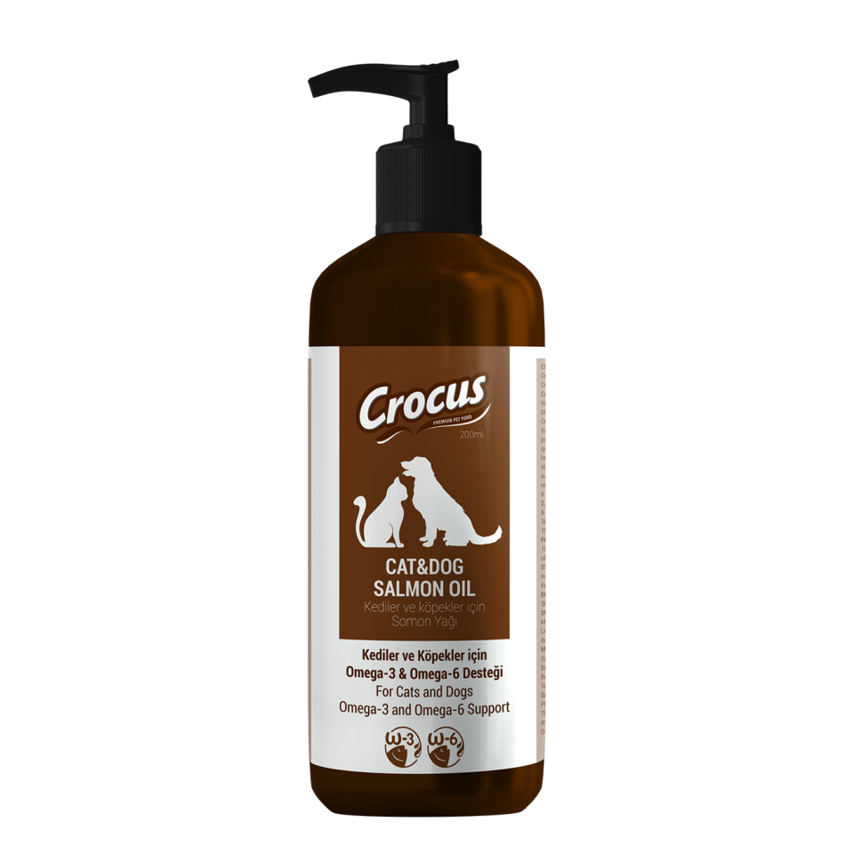 Crocus Kedi Köpek Somon Yağı 200 Ml