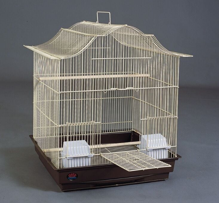 Dayang Şekilli Kafes Pirinç 47 X 36 X 55