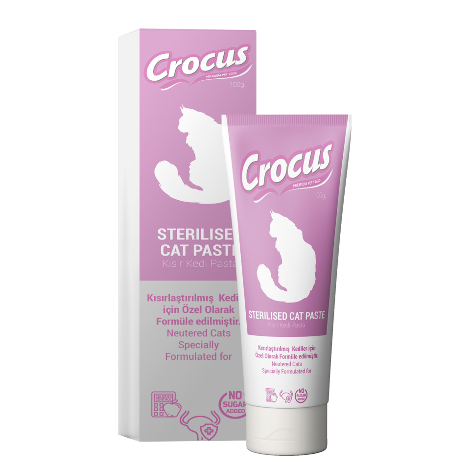 Crocus Kedi Sterilised Malt Macunu 100 Gram