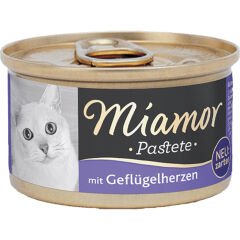 Mıamor Pastete Yürekli Kedi Konservesi 85 Gr