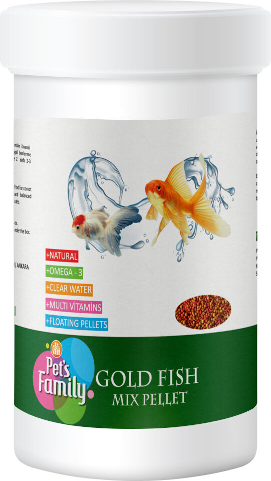 Pets Family Gold Fısh Mıx Pellet 250 Ml/90 G