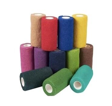Dedeks Elastik Bandaj Yapışknl 10 cm x 4,5 Kırmızı