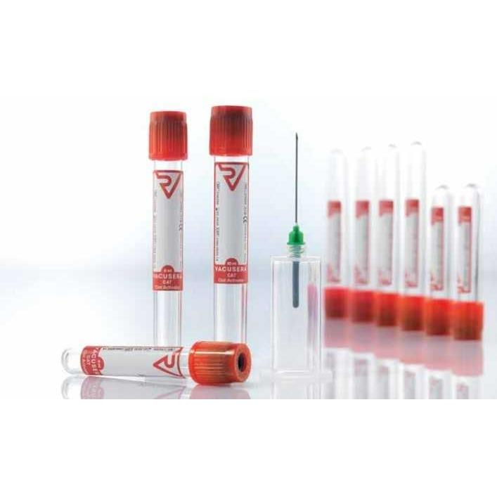 VACUSERA KIRMIZI KAPAKLI TÜP 9 ML (100 ADET/ KUTU)