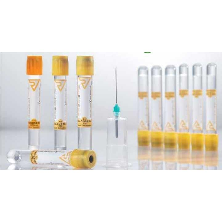 Vacusera Sarı Kapaklı Jelli Tüp 5 ml (100 Adet/Paket)