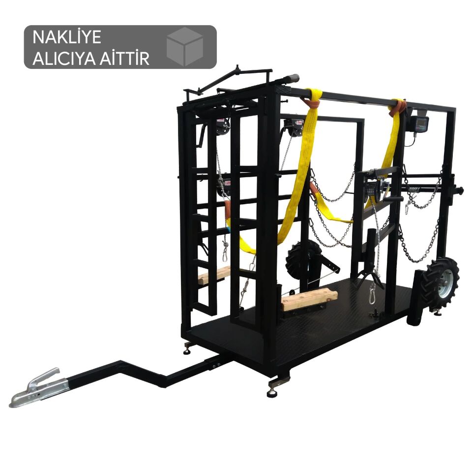 Mobil Sığır Travayı - Çeki Demirli Tırnak Bakım Aracı