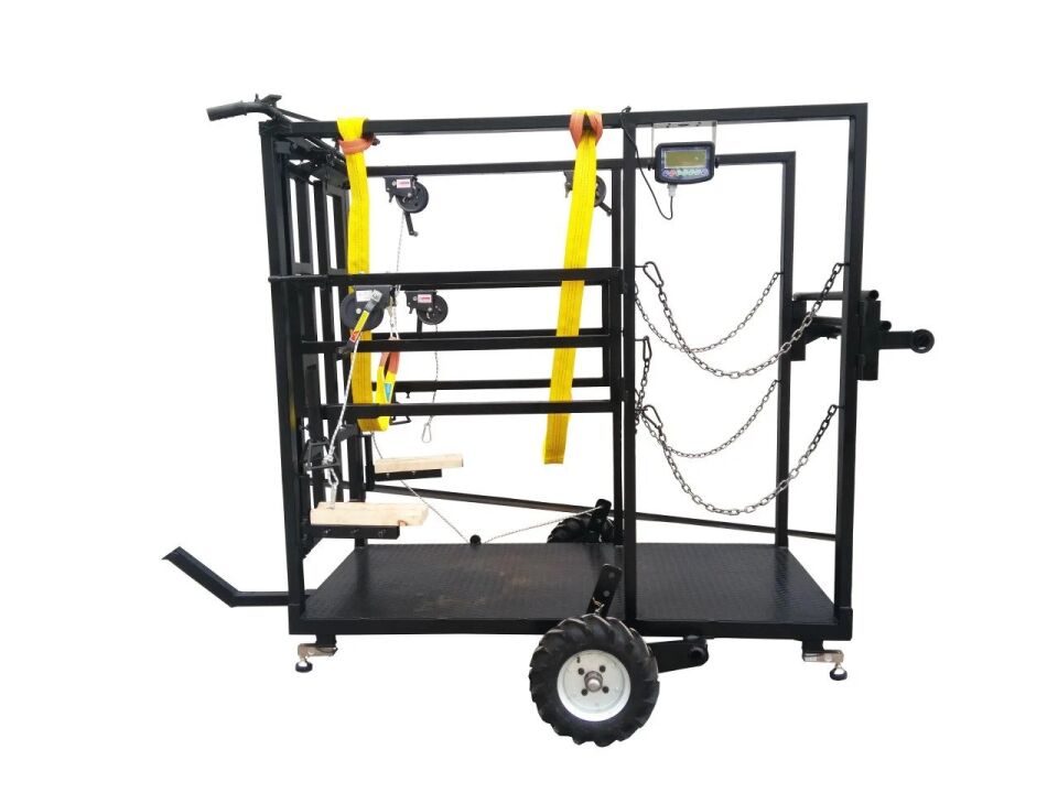 Mobil Sığır Travayı - Çeki Demirli Tırnak Bakım Aracı