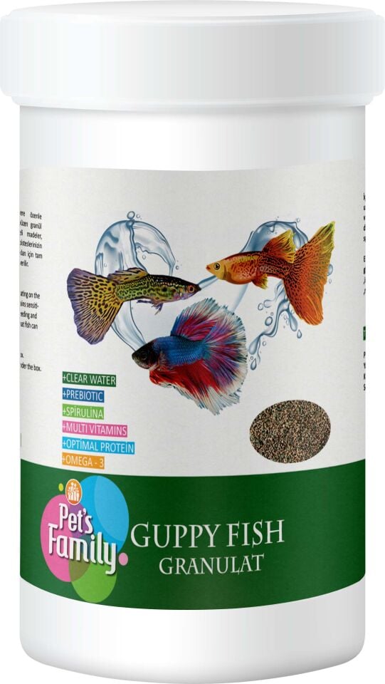 Pets Family Guppy Fısh Granulat 250ml/110g
