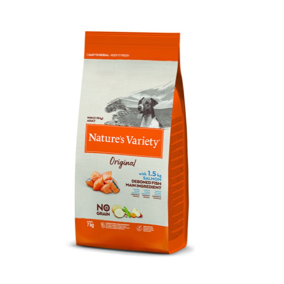 N.v. Dog No Graın Mını Adult Salmon 7 Kg