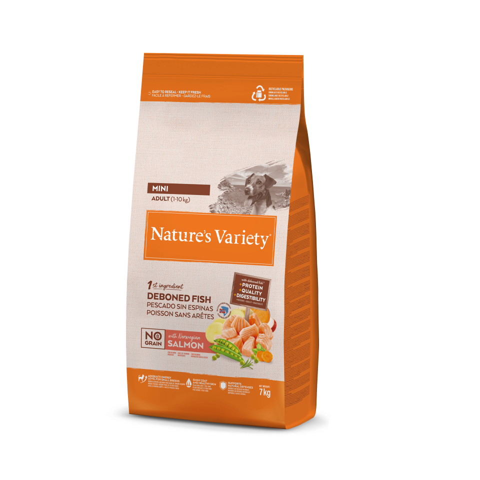 N.v. Dog No Graın Mını Adult Salmon 7 Kg